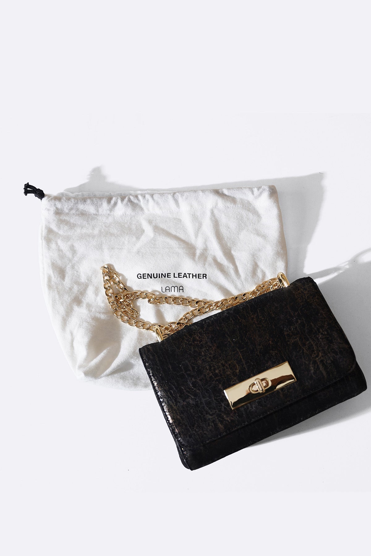 MIDNIGHT BAG IN GENUINE SUEDE