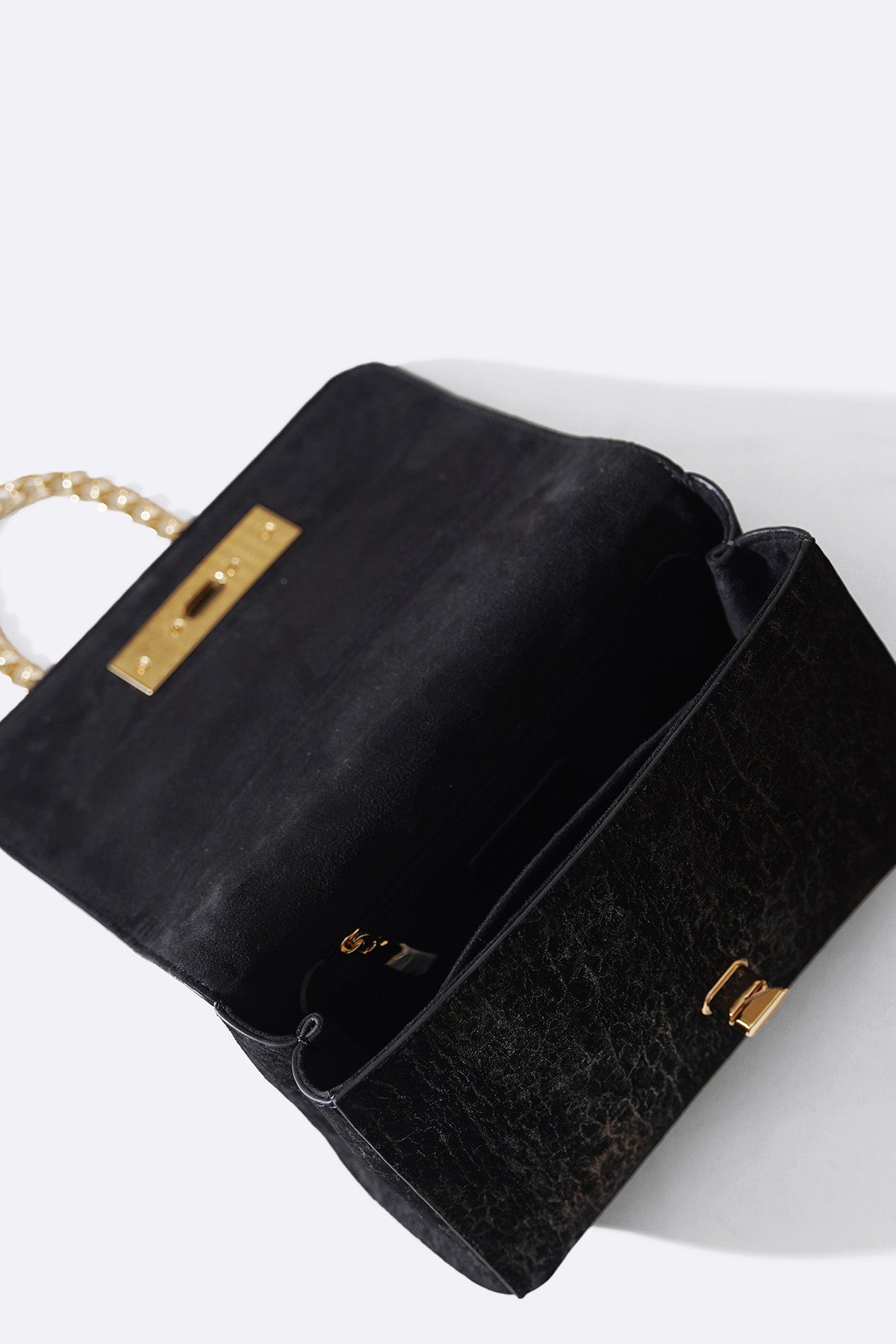 MIDNIGHT BAG IN GENUINE SUEDE