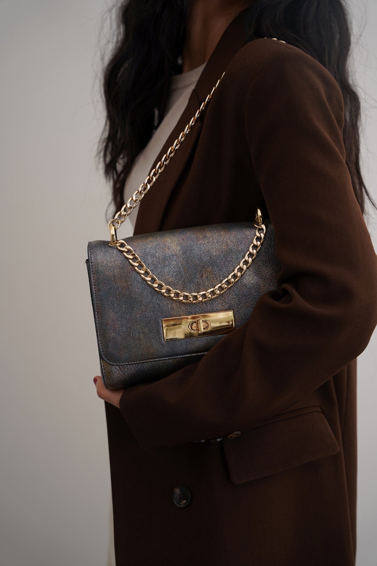 MERMAID BAG IN GENUINE LEATHER