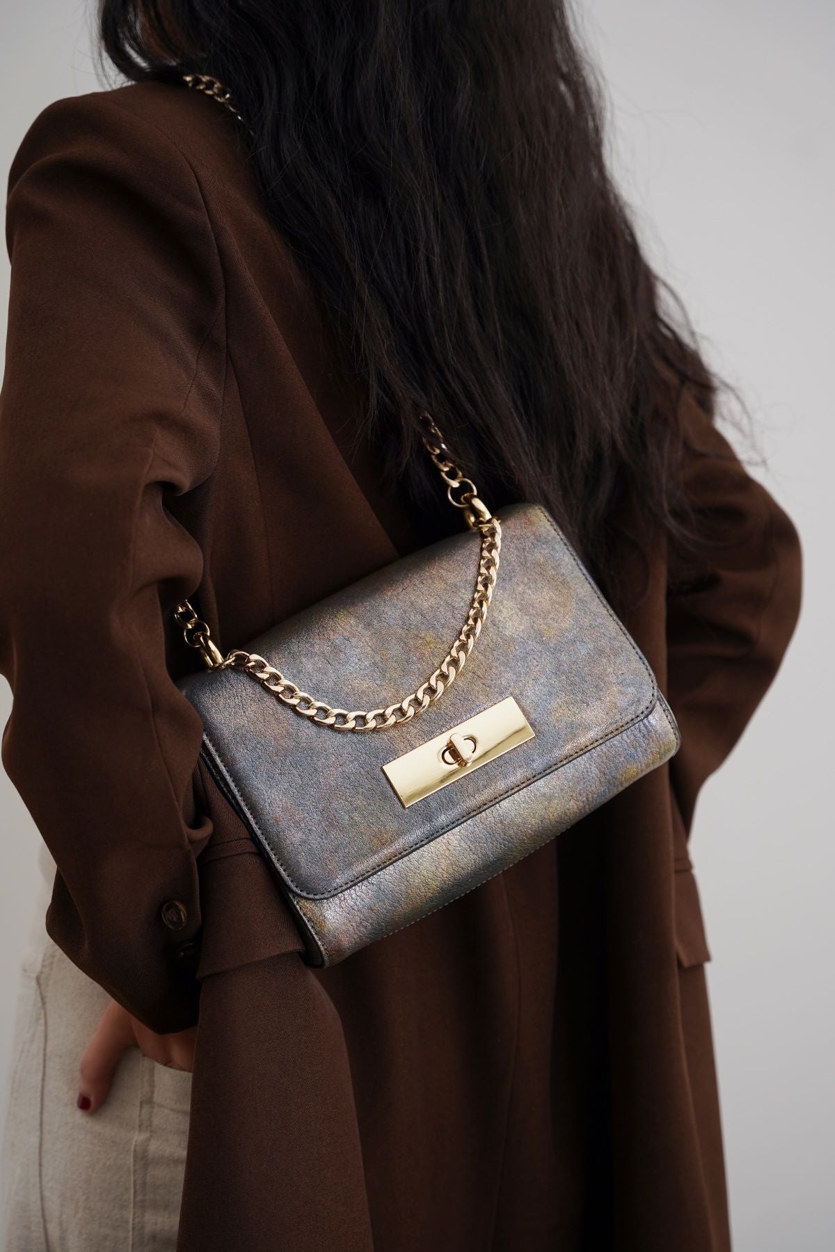 MERMAID BAG IN GENUINE LEATHER