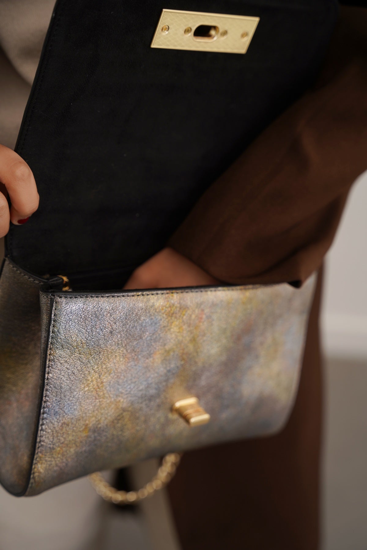 MERMAID BAG IN GENUINE LEATHER