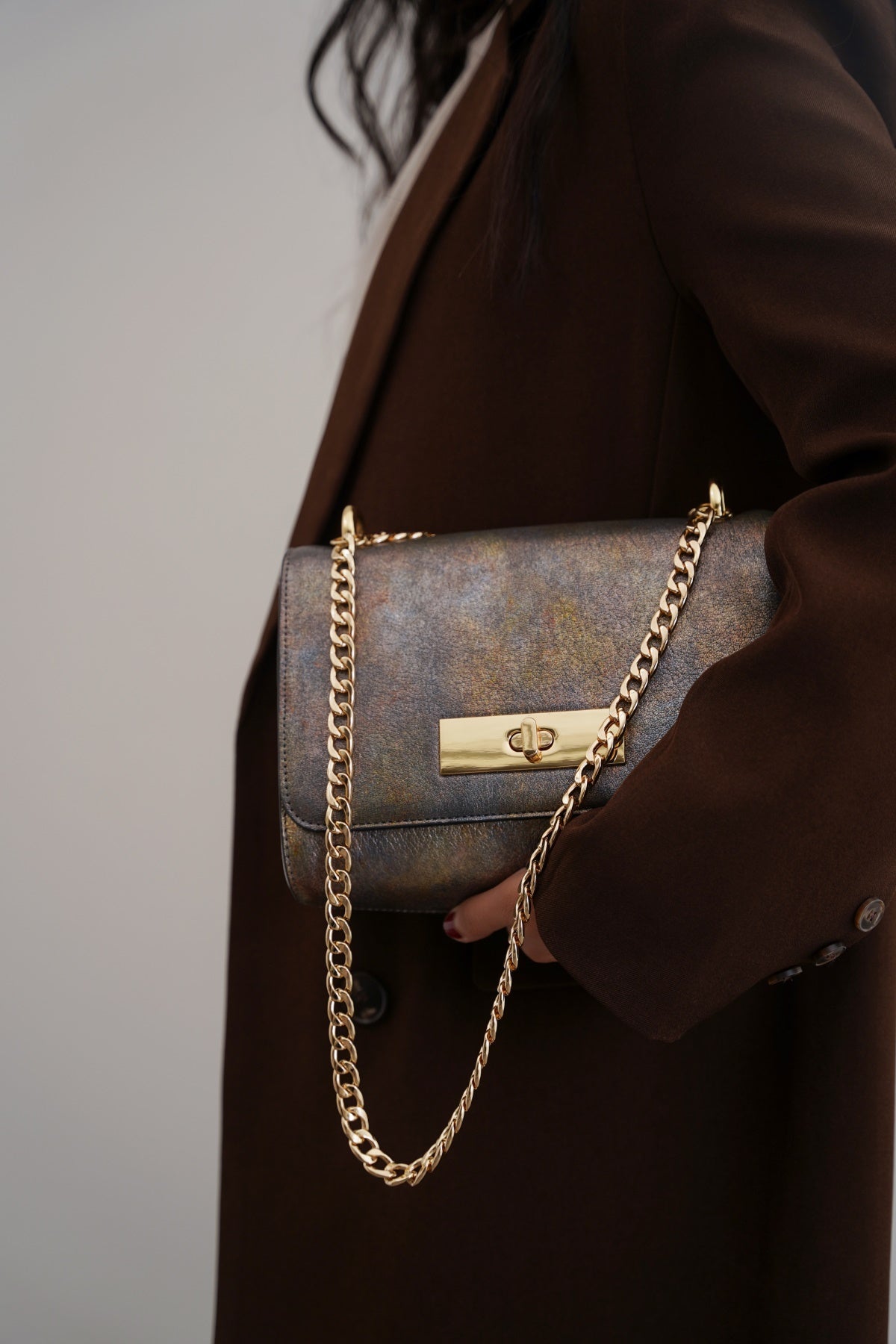MERMAID BAG IN GENUINE LEATHER